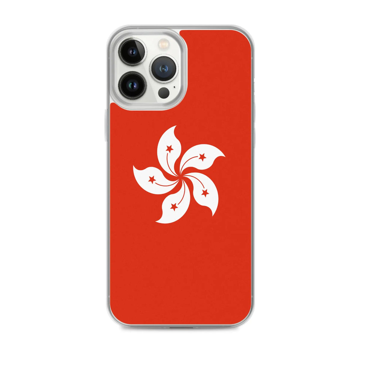 Coque iphone drapeau hong kong souple antichoc transparente