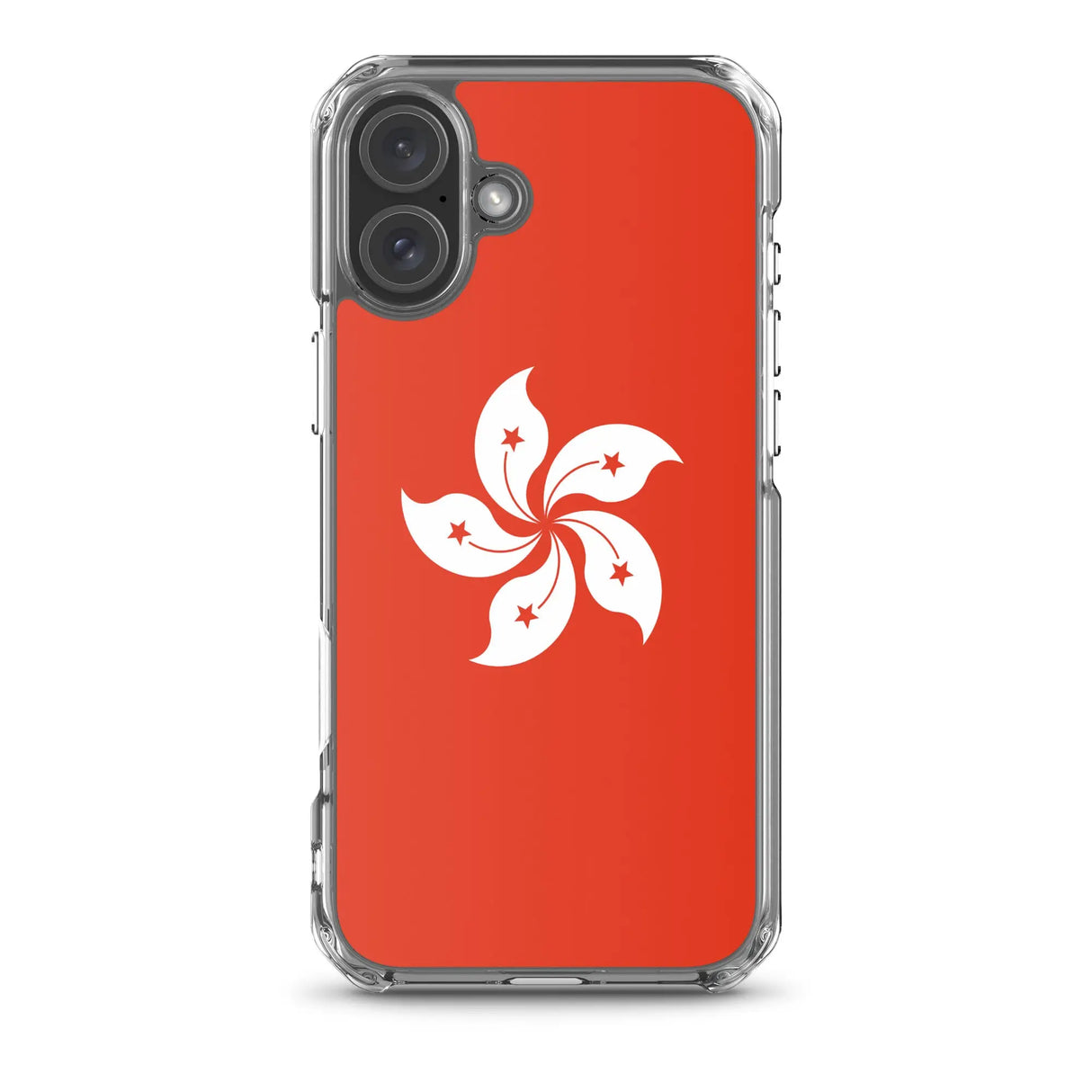 Coque iphone drapeau hong kong souple antichoc transparente