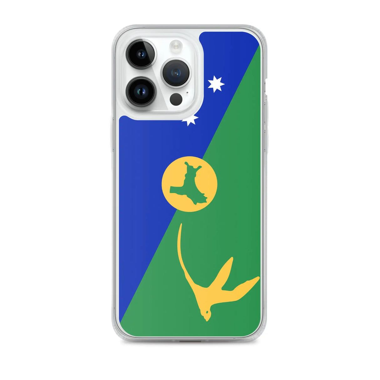 Coque iphone drapeau île christmas souple antichoc transparente