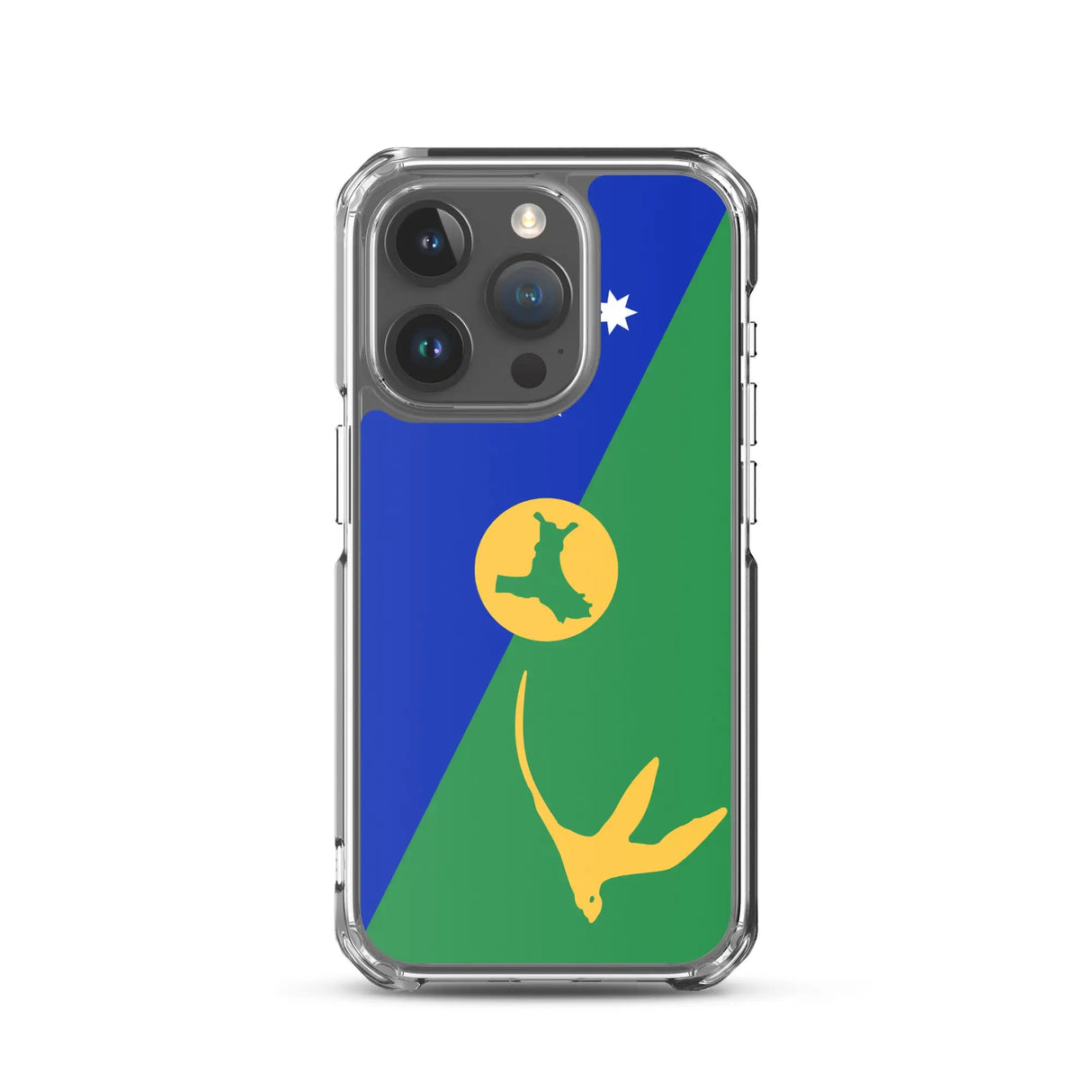 Coque iphone drapeau île christmas souple antichoc transparente