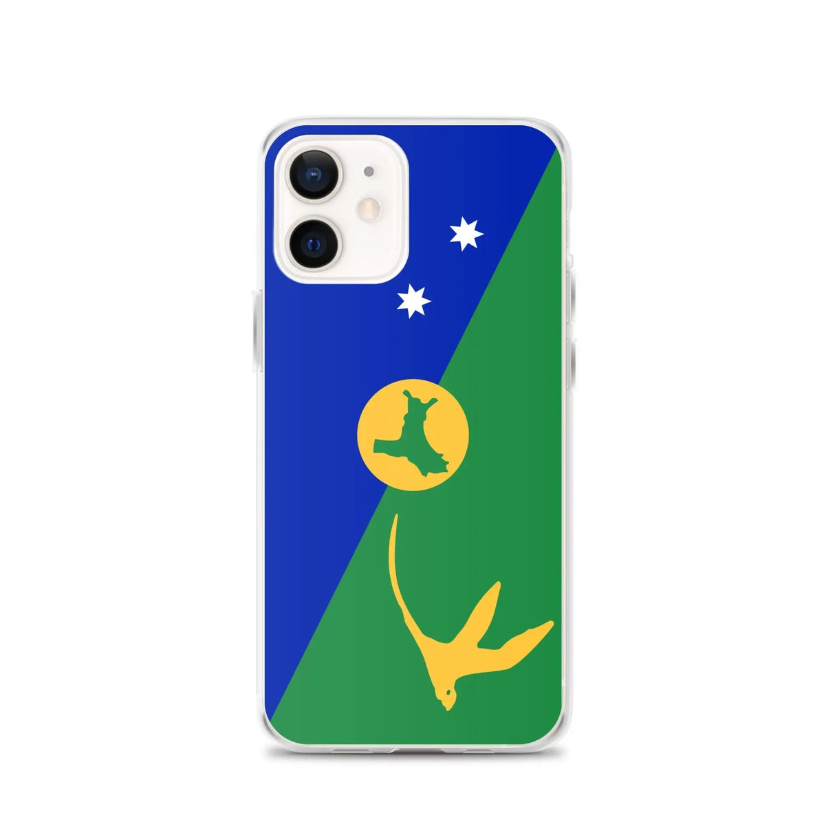 Coque iphone drapeau île christmas souple antichoc transparente