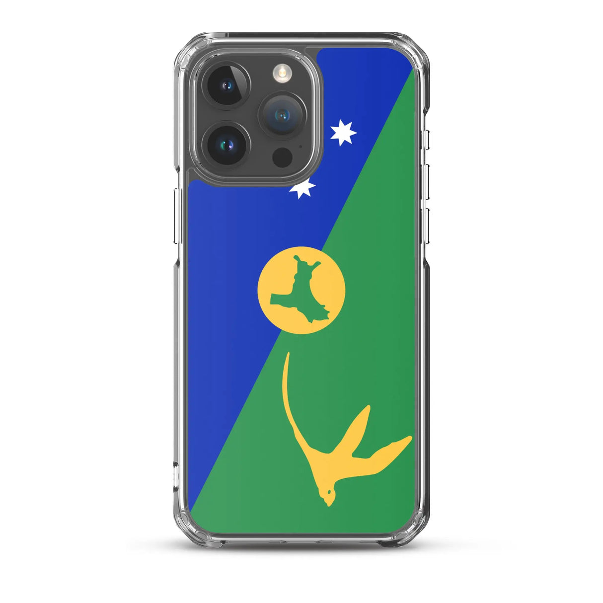 Coque iphone drapeau île christmas souple antichoc transparente