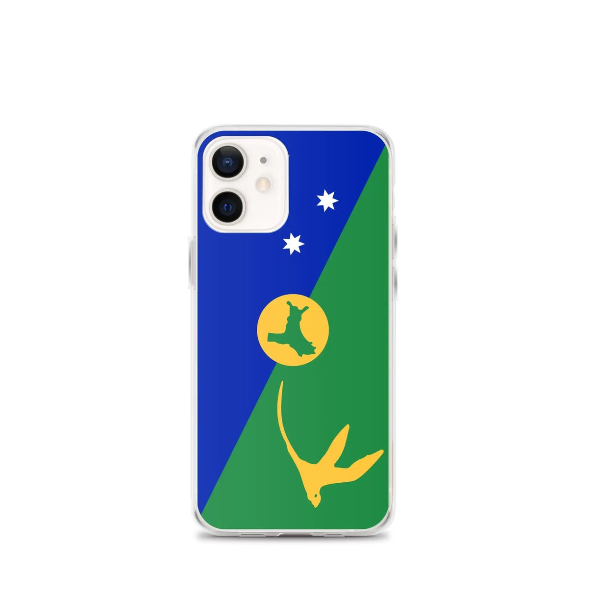 Coque iphone drapeau île christmas souple antichoc transparente