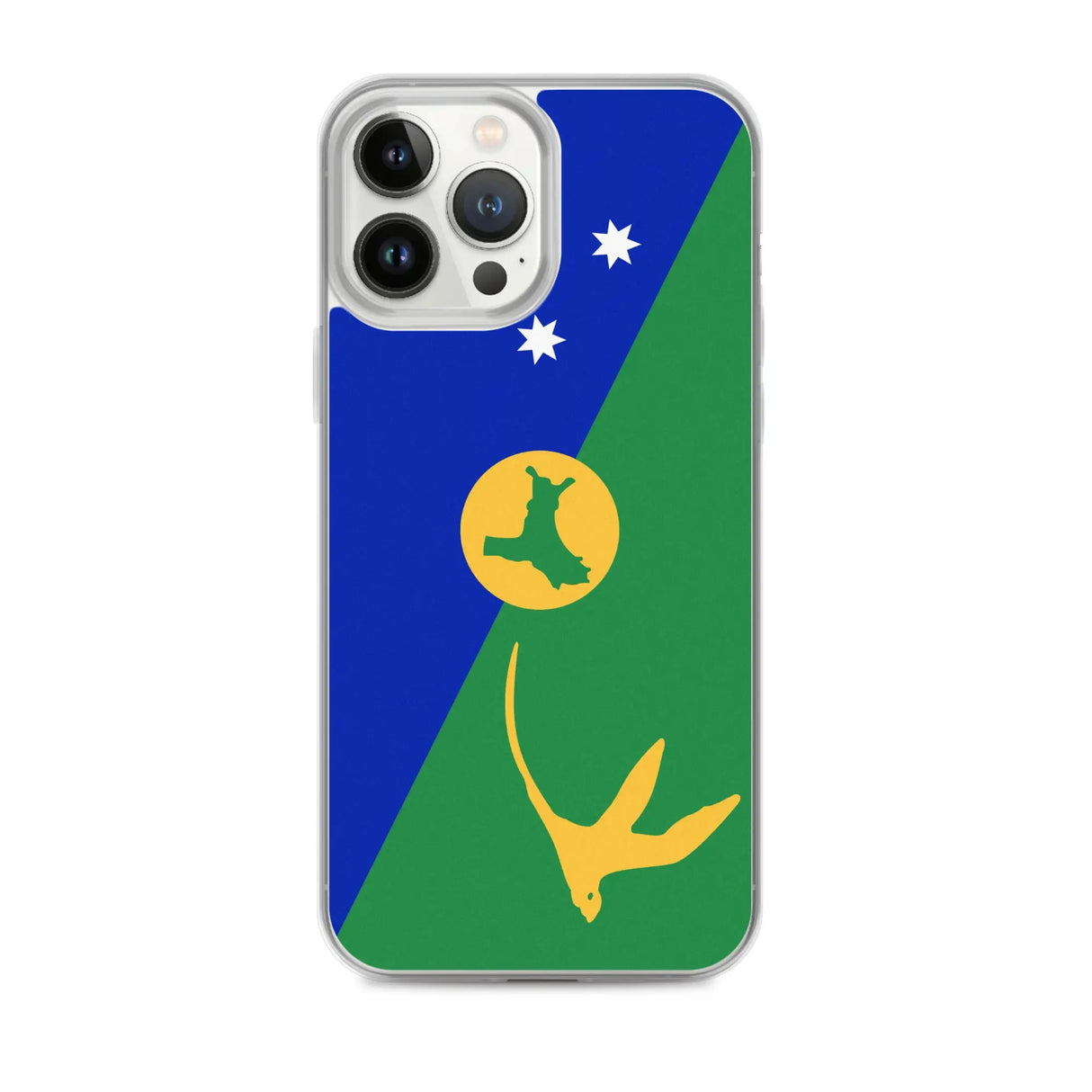 Coque iphone drapeau île christmas souple antichoc transparente