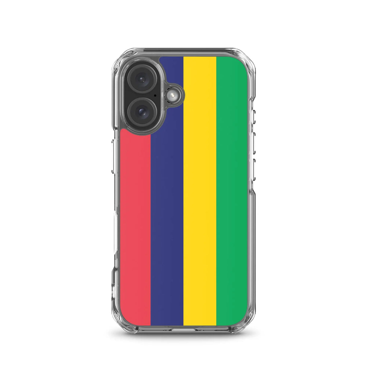 Coque iphone drapeau île maurice souple antichoc transparente