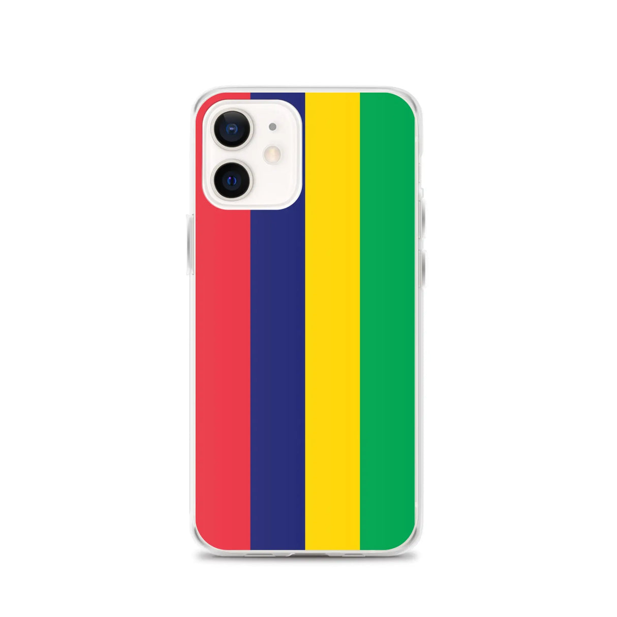Coque iphone drapeau île maurice souple antichoc transparente