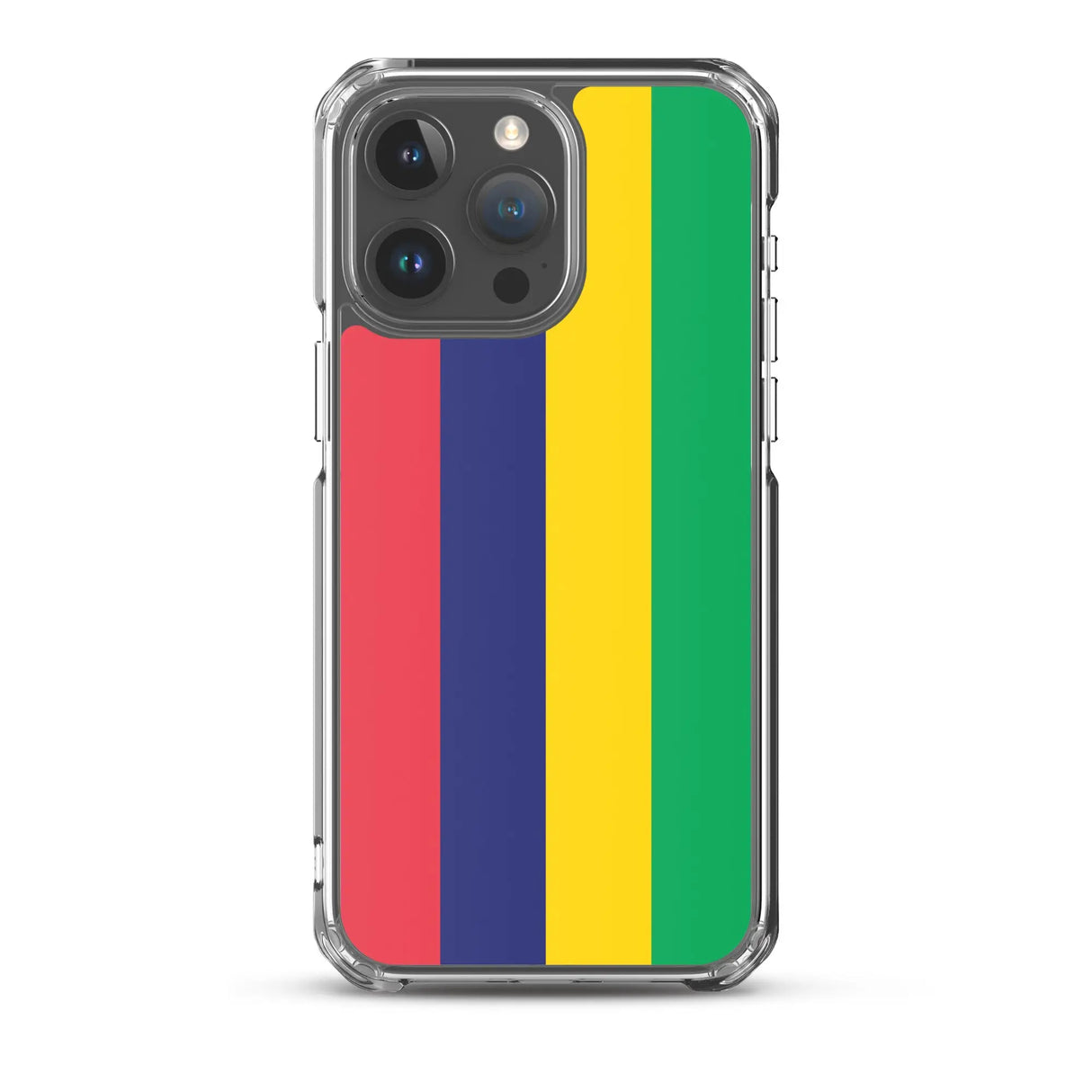 Coque iphone drapeau île maurice souple antichoc transparente