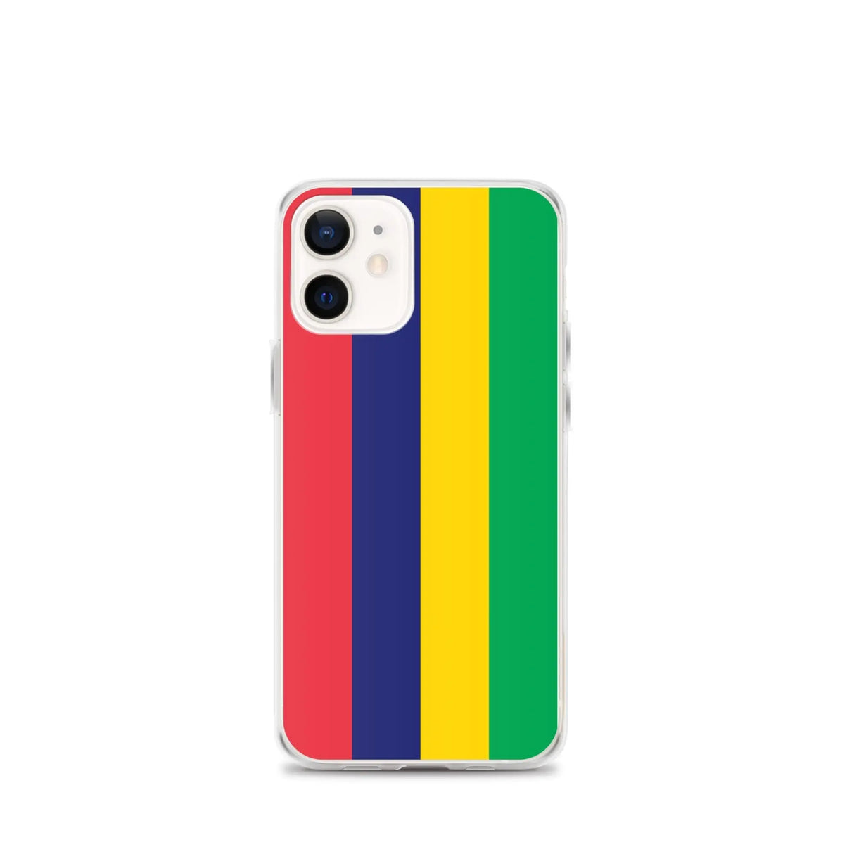 Coque iphone drapeau île maurice souple antichoc transparente