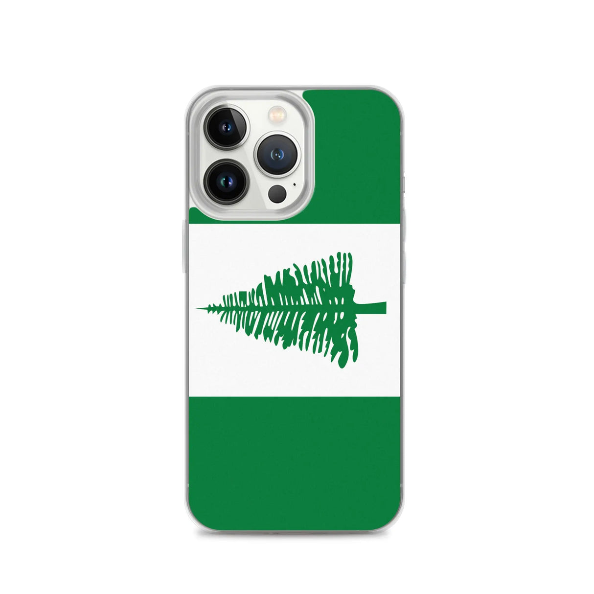 Coque iphone drapeau île norfolk souple antichoc transparente