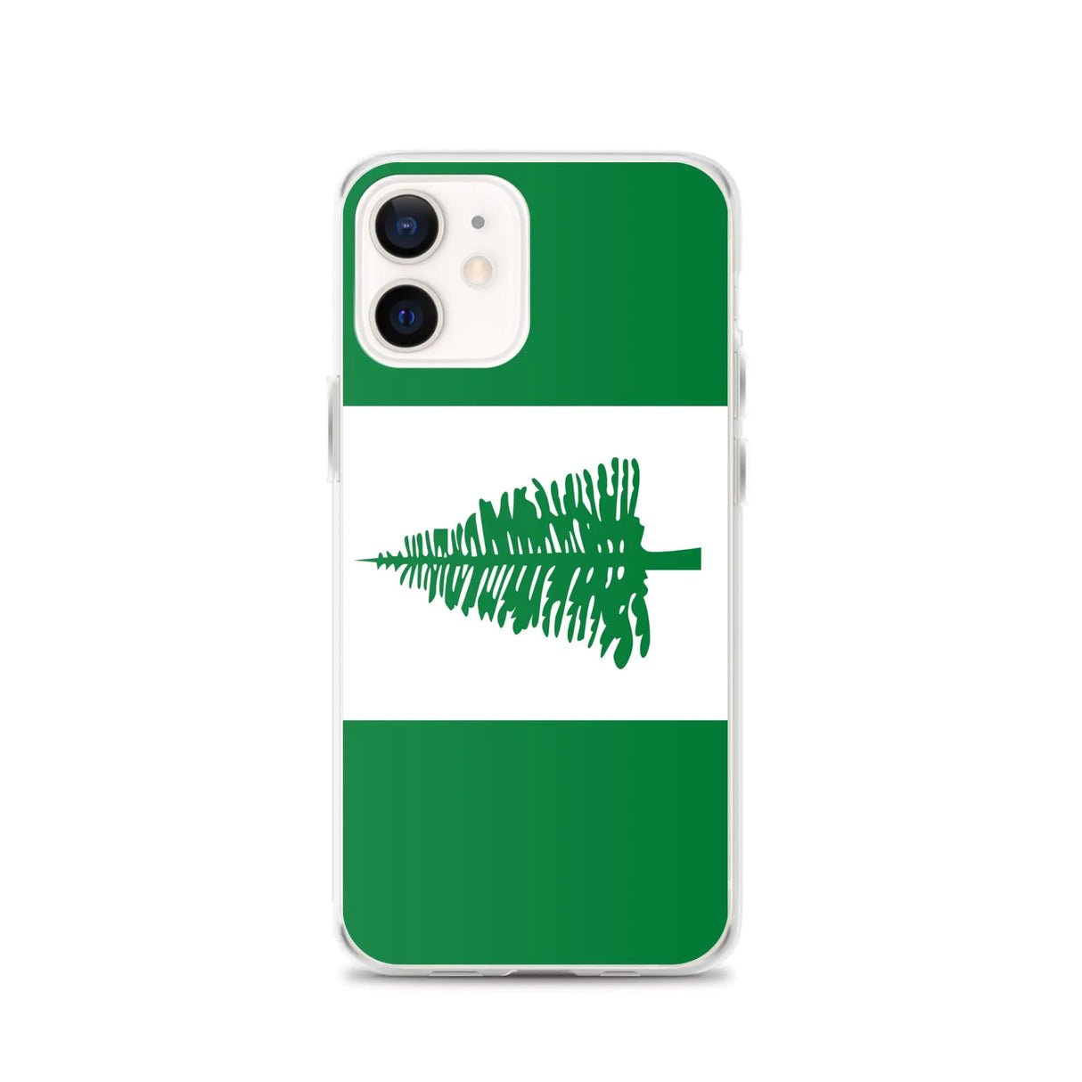 Coque iphone drapeau île norfolk souple antichoc transparente