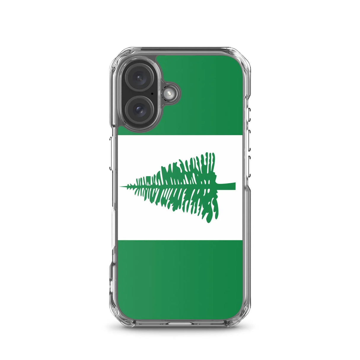 Coque iphone drapeau île norfolk souple antichoc transparente