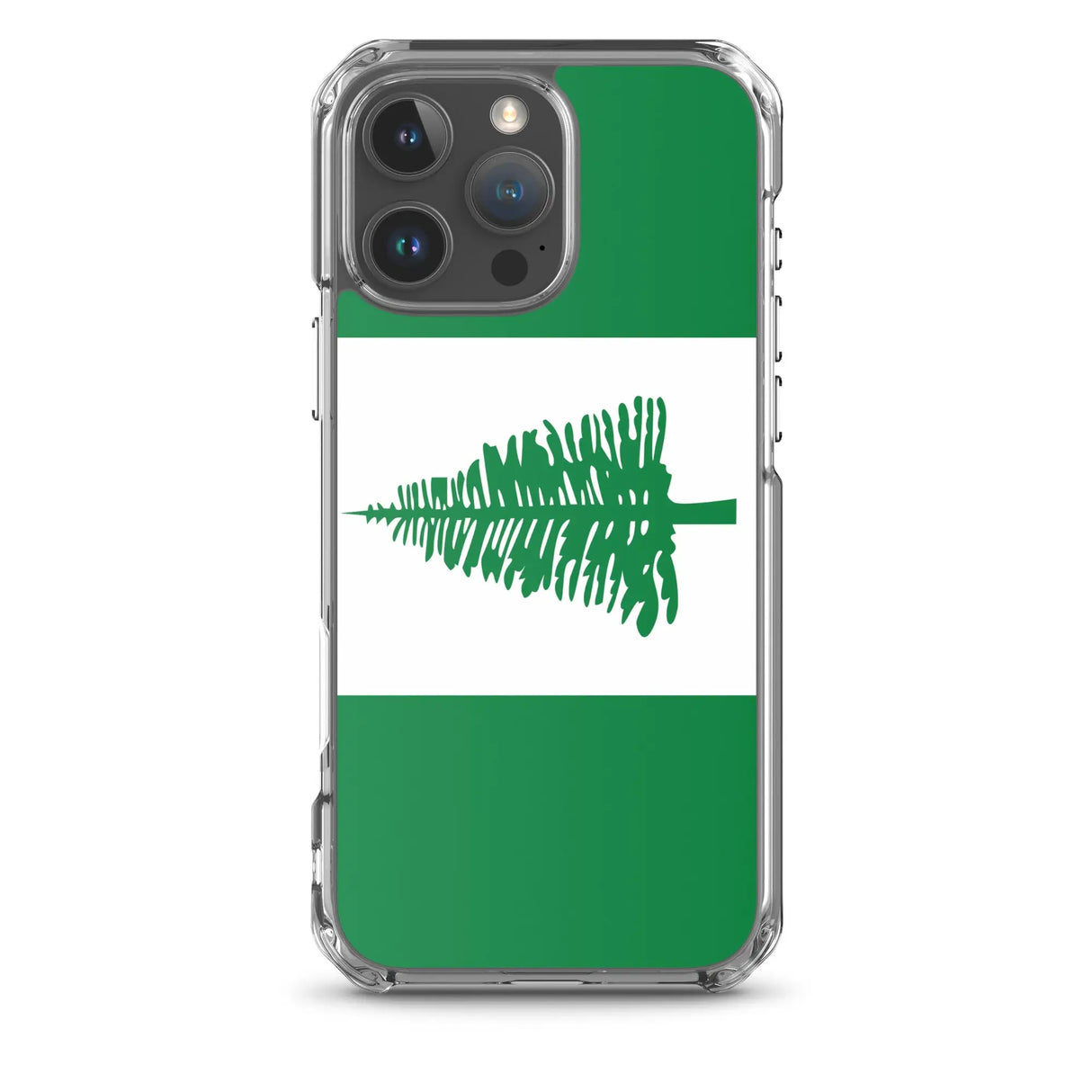 Coque iphone drapeau île norfolk souple antichoc transparente