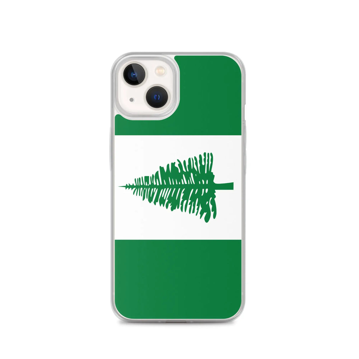 Coque iphone drapeau île norfolk souple antichoc transparente
