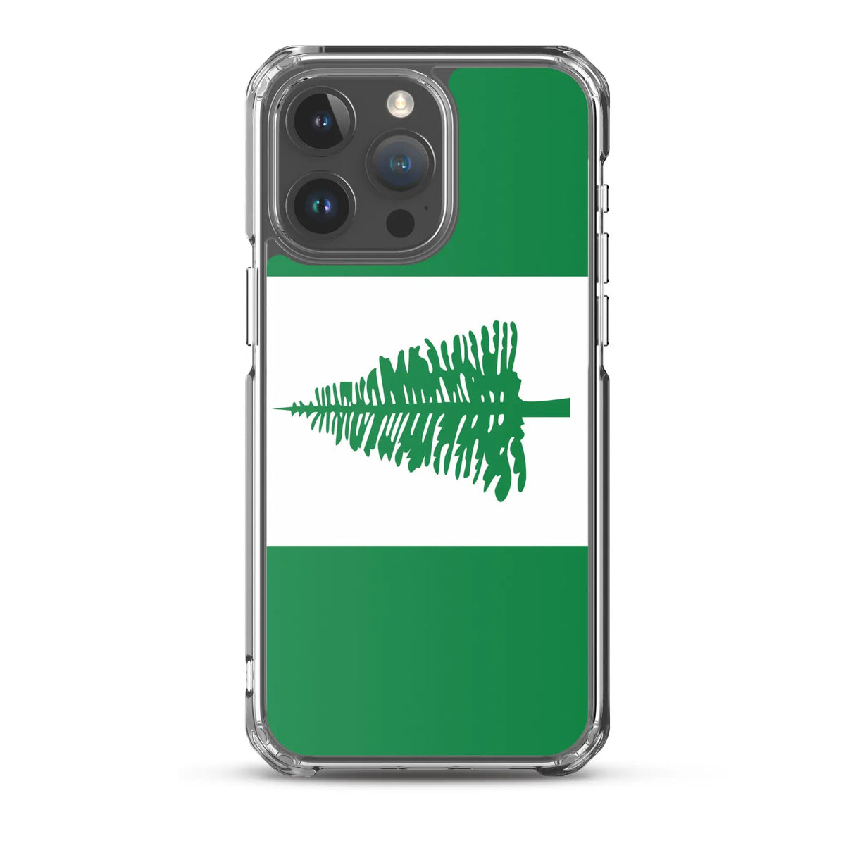 Coque iphone drapeau île norfolk souple antichoc transparente