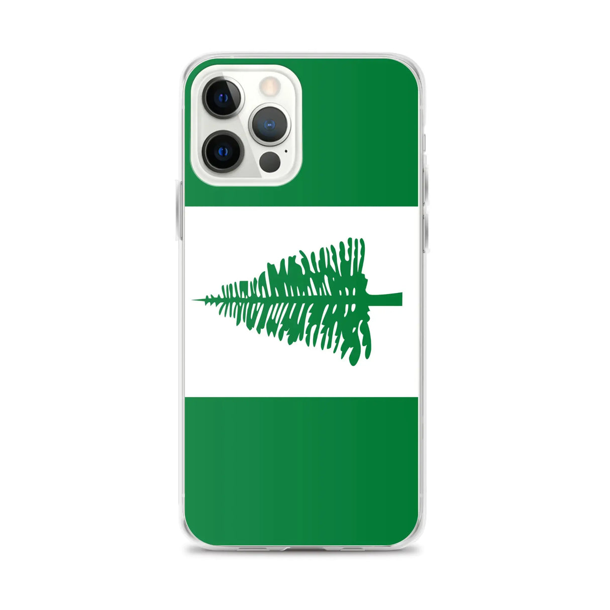 Coque iphone drapeau île norfolk souple antichoc transparente