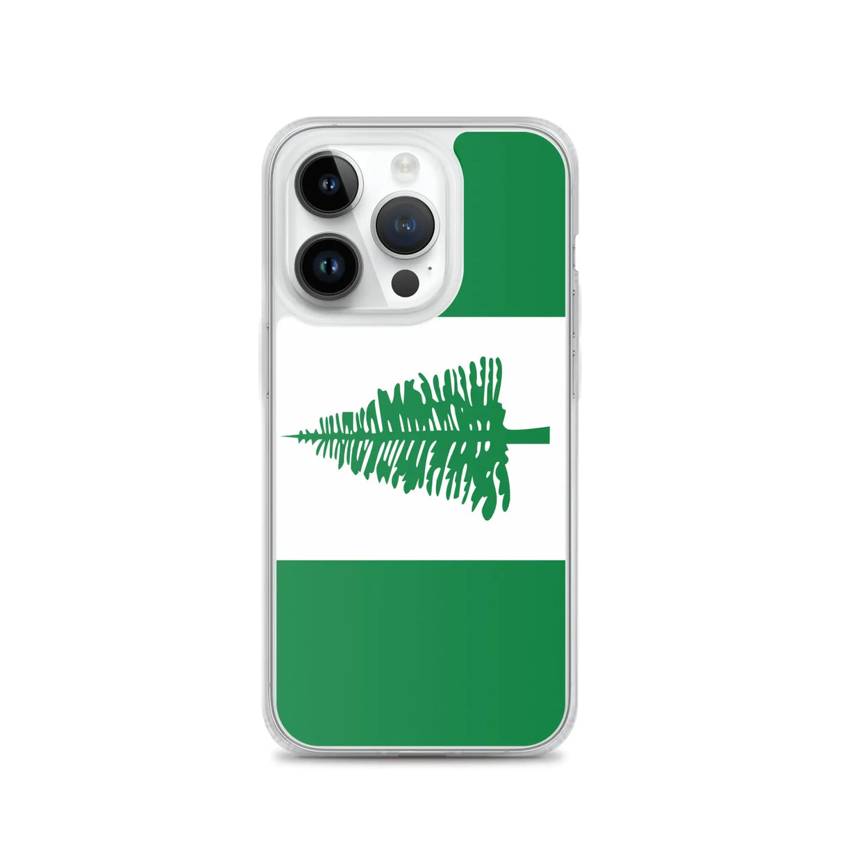 Coque iphone drapeau île norfolk souple antichoc transparente