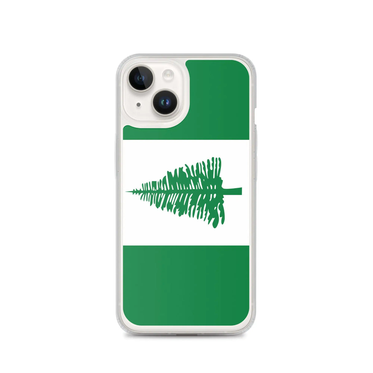 Coque iphone drapeau île norfolk souple antichoc transparente