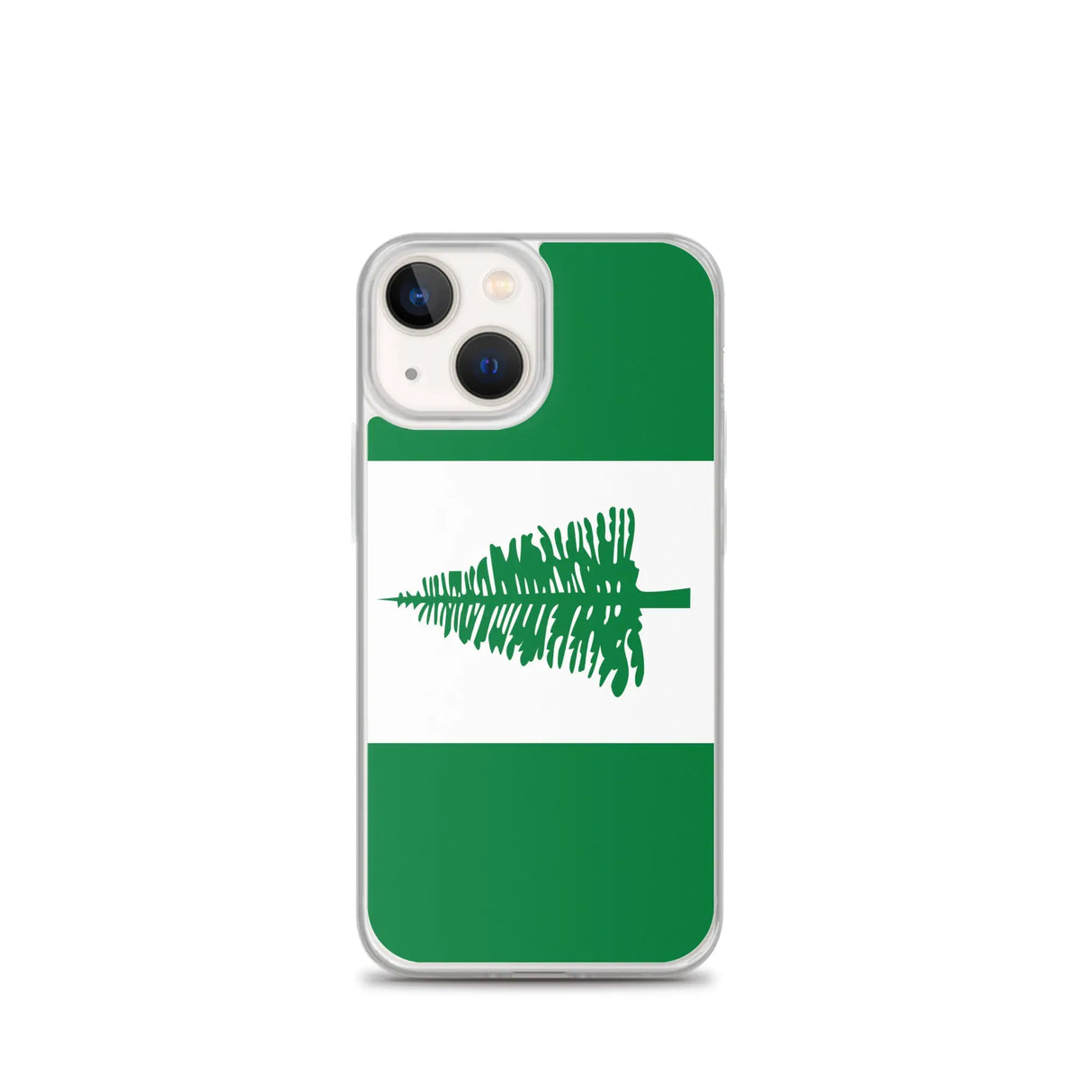 Coque iphone drapeau île norfolk souple antichoc transparente