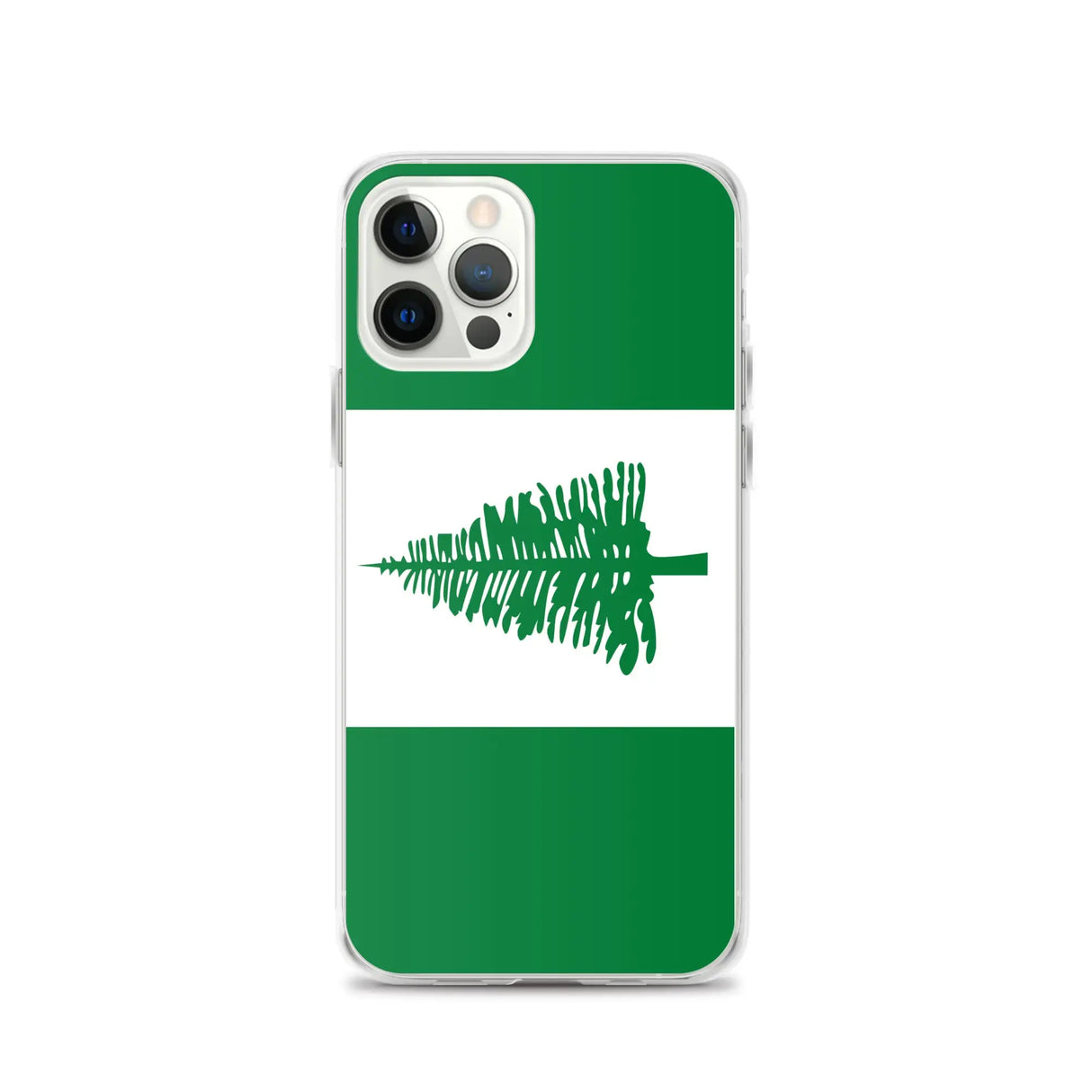Coque iphone drapeau île norfolk souple antichoc transparente