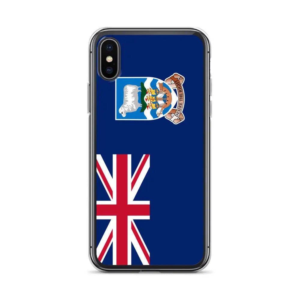 Coque iphone drapeau îles malouines souple antichoc