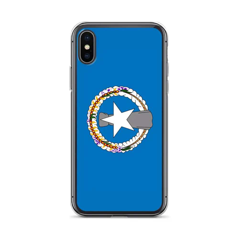 Coque iphone drapeau îles mariannes du nord souple antichoc
