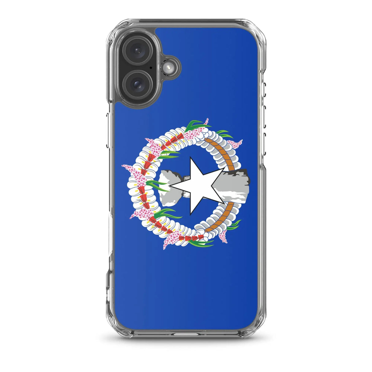 Coque iphone drapeau îles mariannes du nord souple antichoc