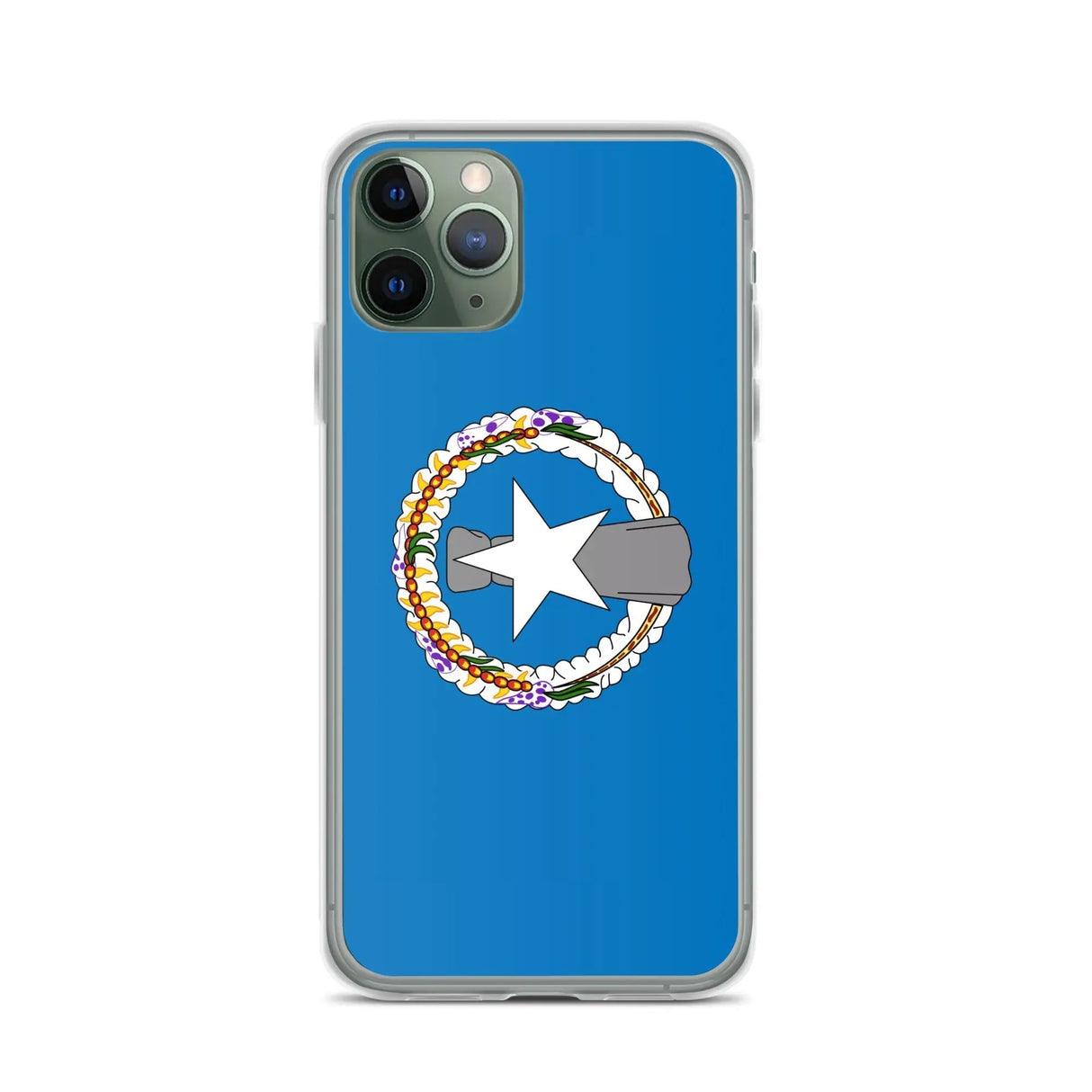 Coque iphone drapeau îles mariannes du nord souple antichoc