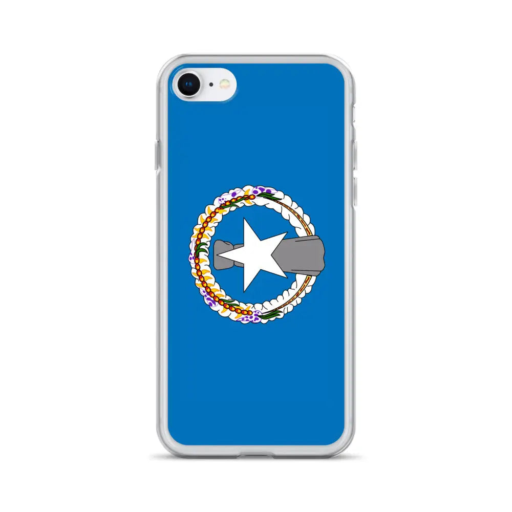 Coque iphone drapeau îles mariannes du nord souple antichoc