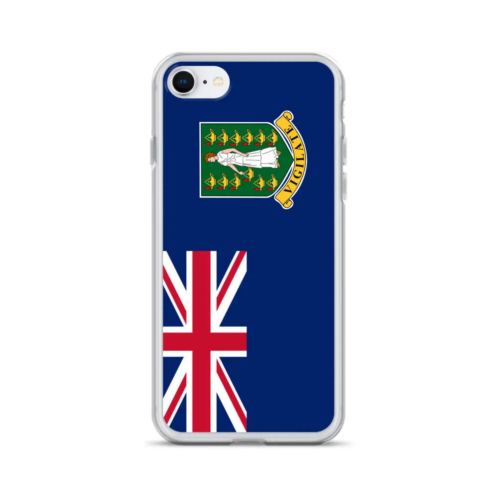 Coque iphone drapeau îles vierges britanniques souple antichoc