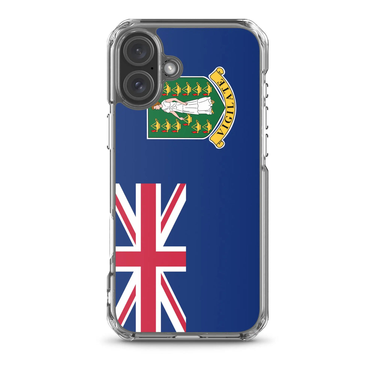 Coque iphone drapeau îles vierges britanniques souple antichoc