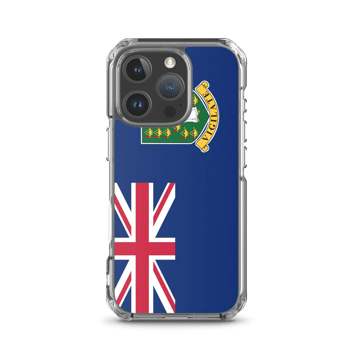 Coque iphone drapeau îles vierges britanniques souple antichoc