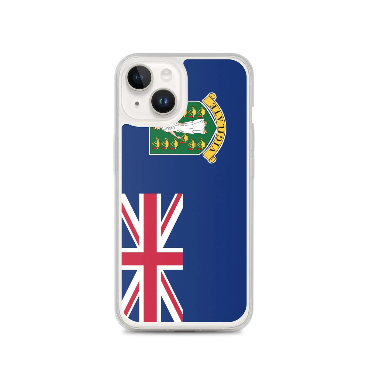 Coque iphone drapeau îles vierges britanniques souple antichoc