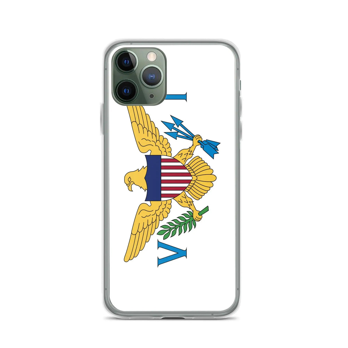 Coque iphone drapeau îles vierges souple antichoc