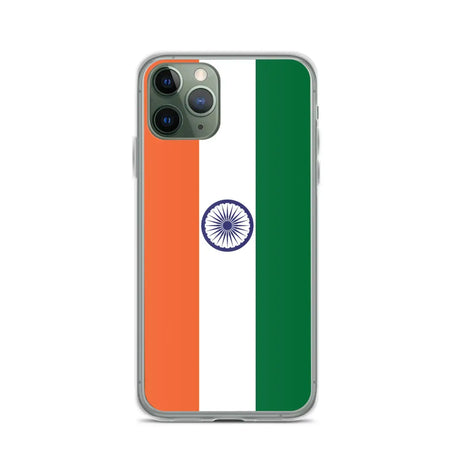 Coque iphone drapeau inde souple antichoc transparente