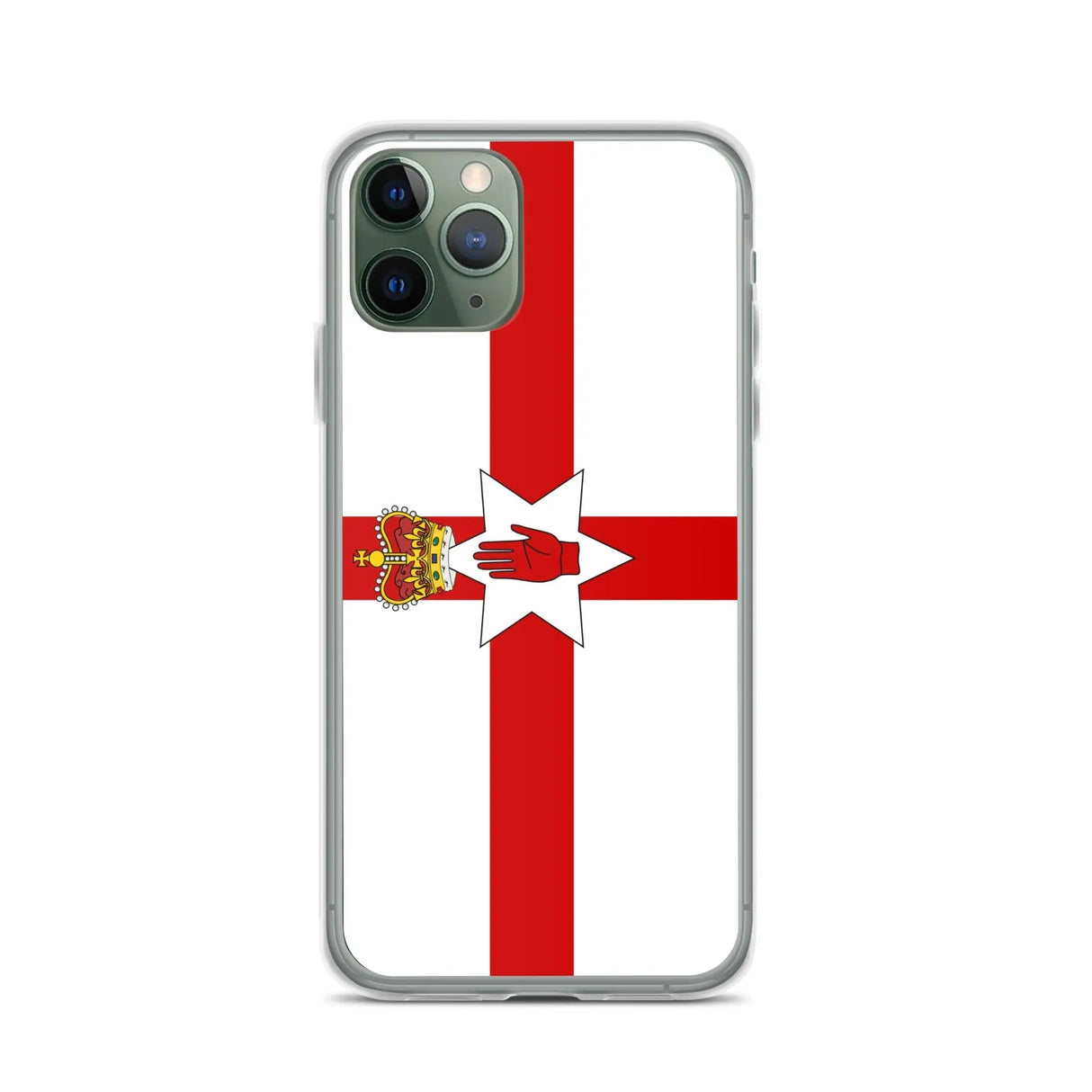 Coque iphone drapeau irlande du nord souple antichoc