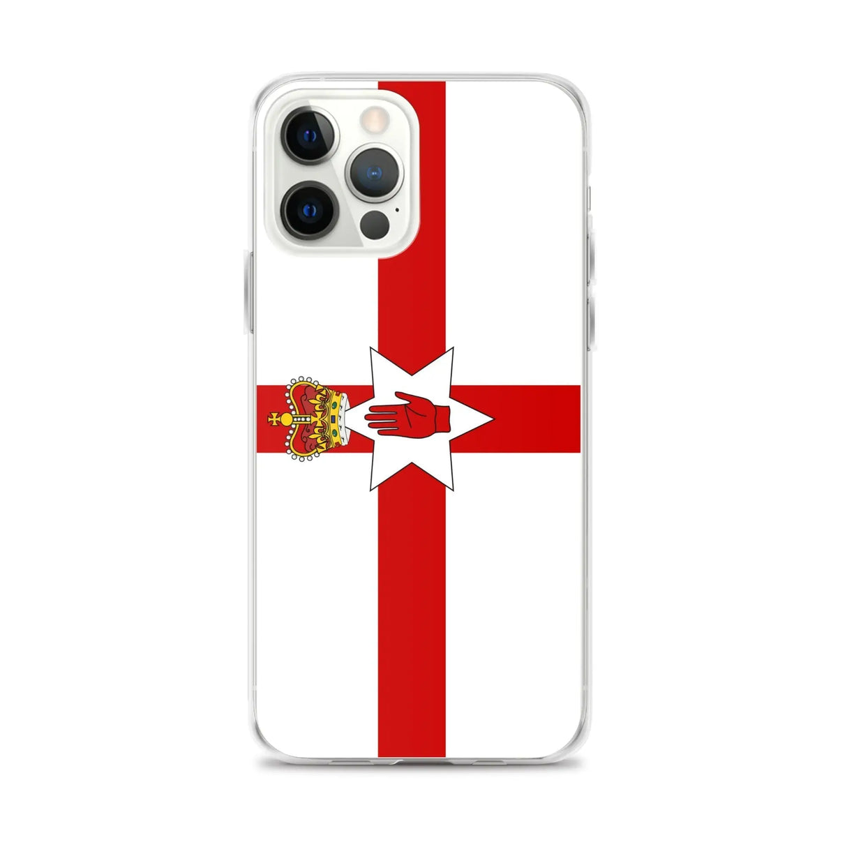 Coque iphone drapeau irlande du nord souple antichoc