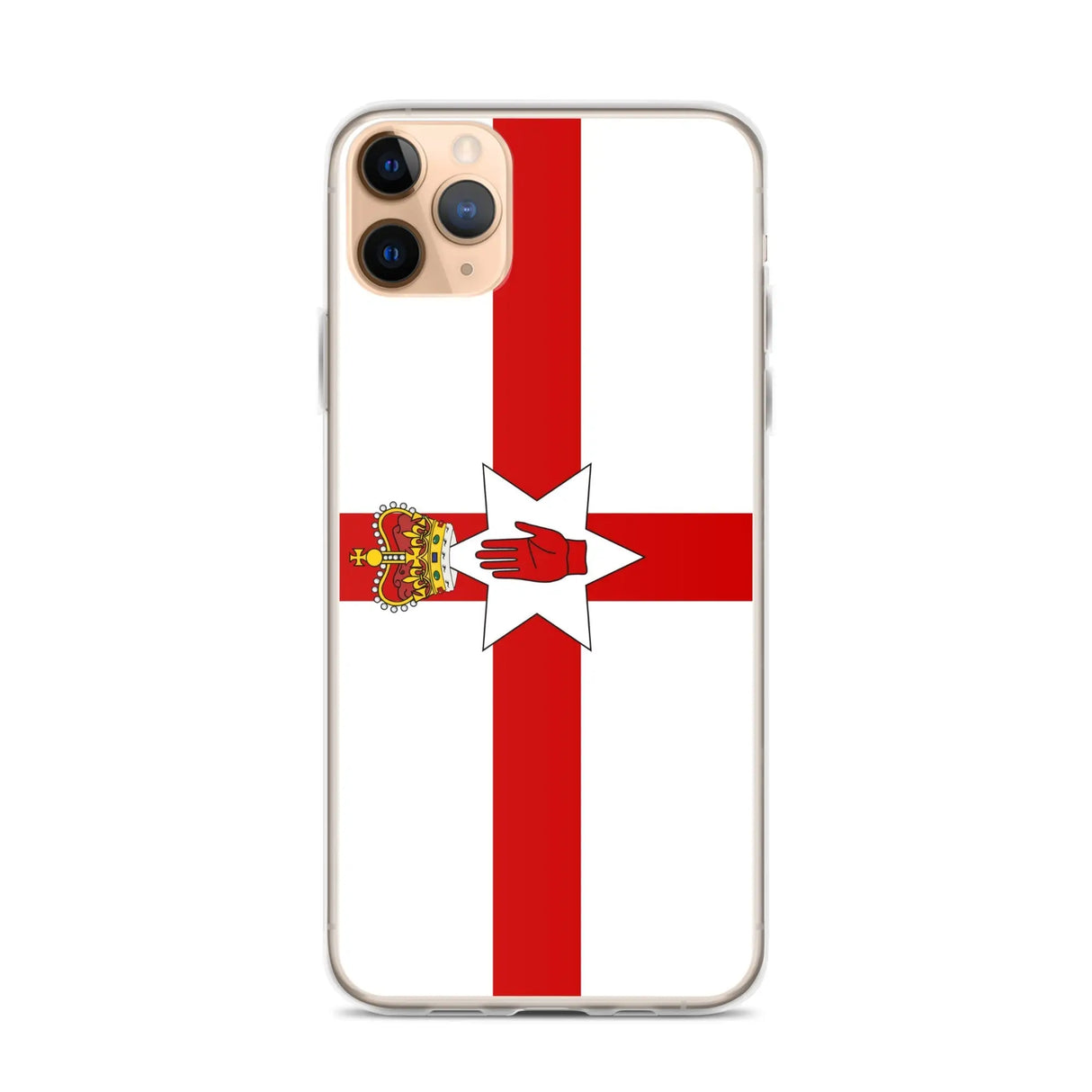 Coque iphone drapeau irlande du nord souple antichoc