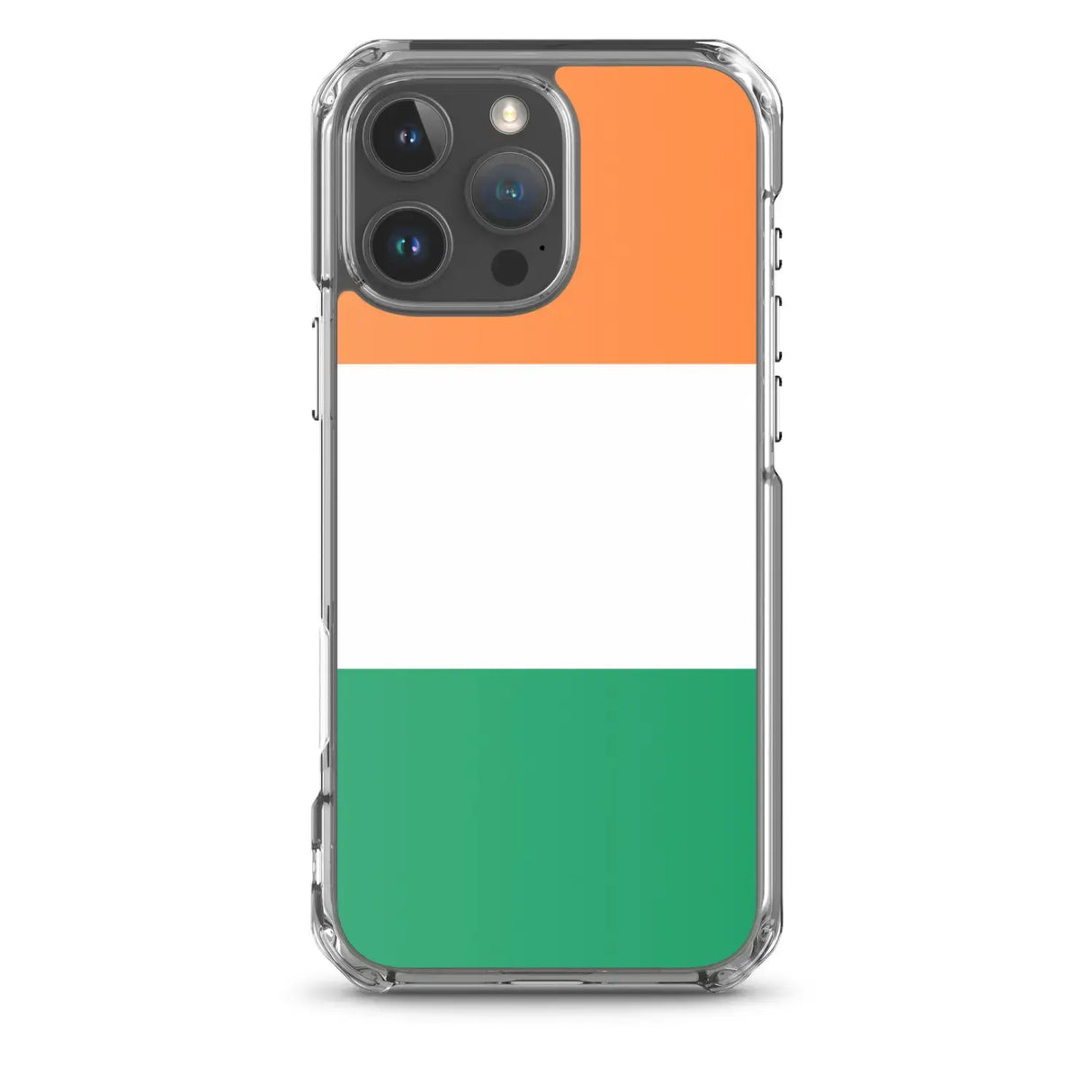 Coque iphone drapeau irlande souple antichoc transparente