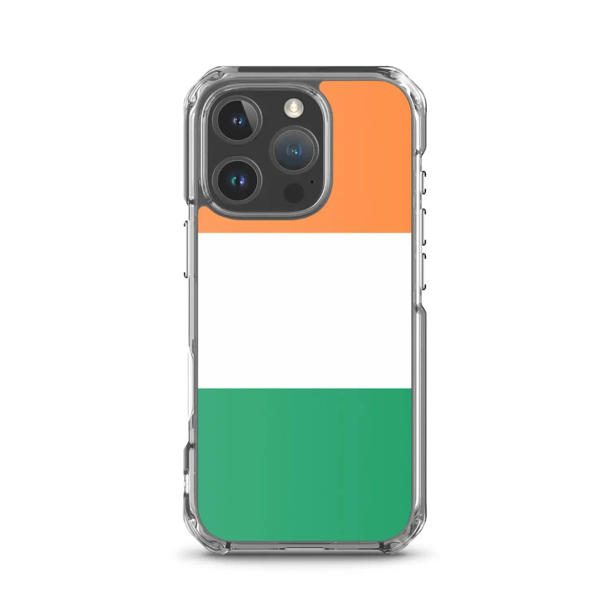 Coque iphone drapeau irlande souple antichoc transparente