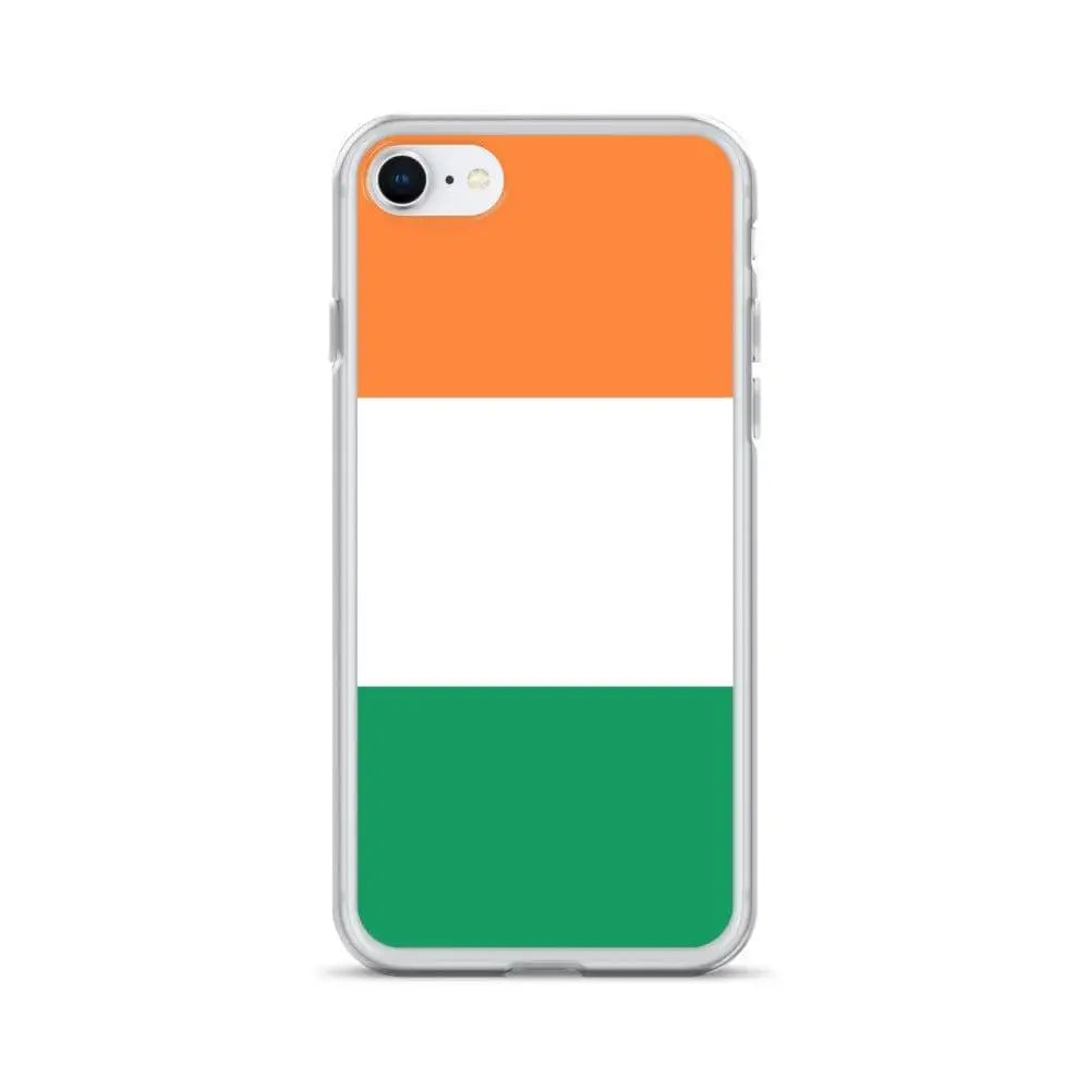 Coque iphone drapeau irlande souple antichoc transparente