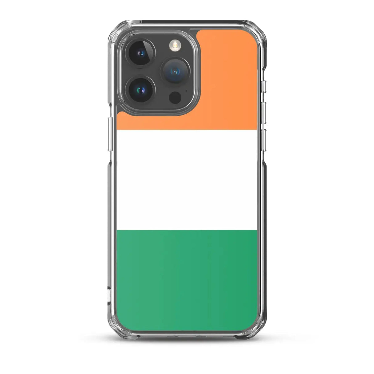 Coque iphone drapeau irlande souple antichoc transparente