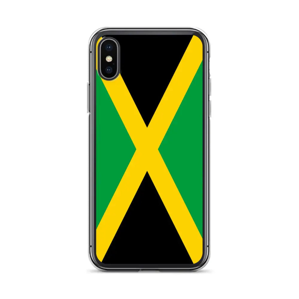 Coque iphone drapeau jamaïque souple résistante antichoc