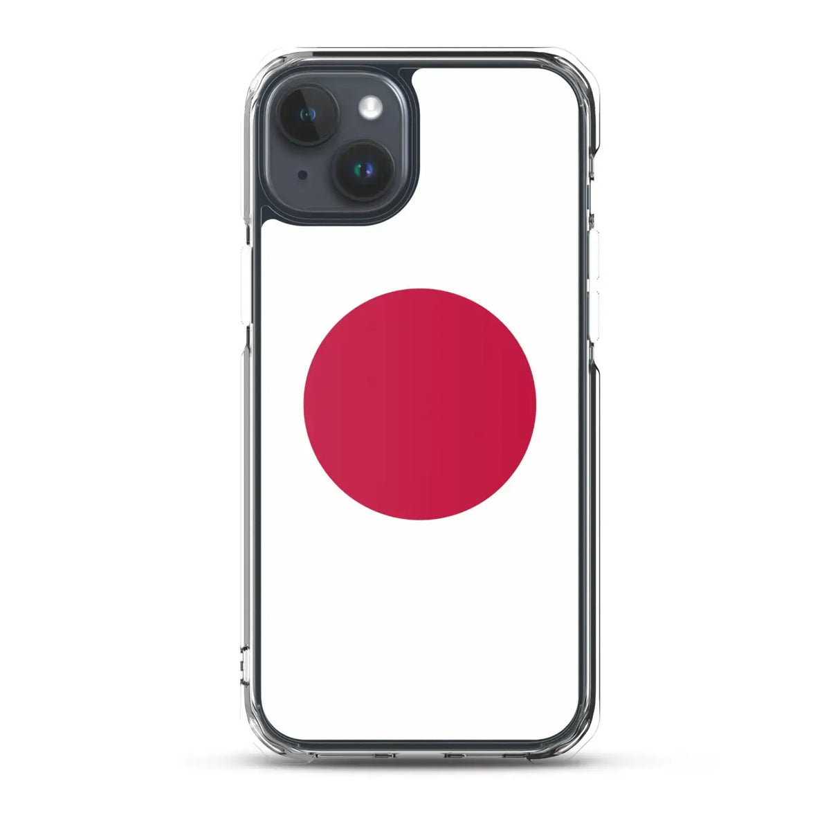 Coque iphone drapeau japon souple antichoc transparente
