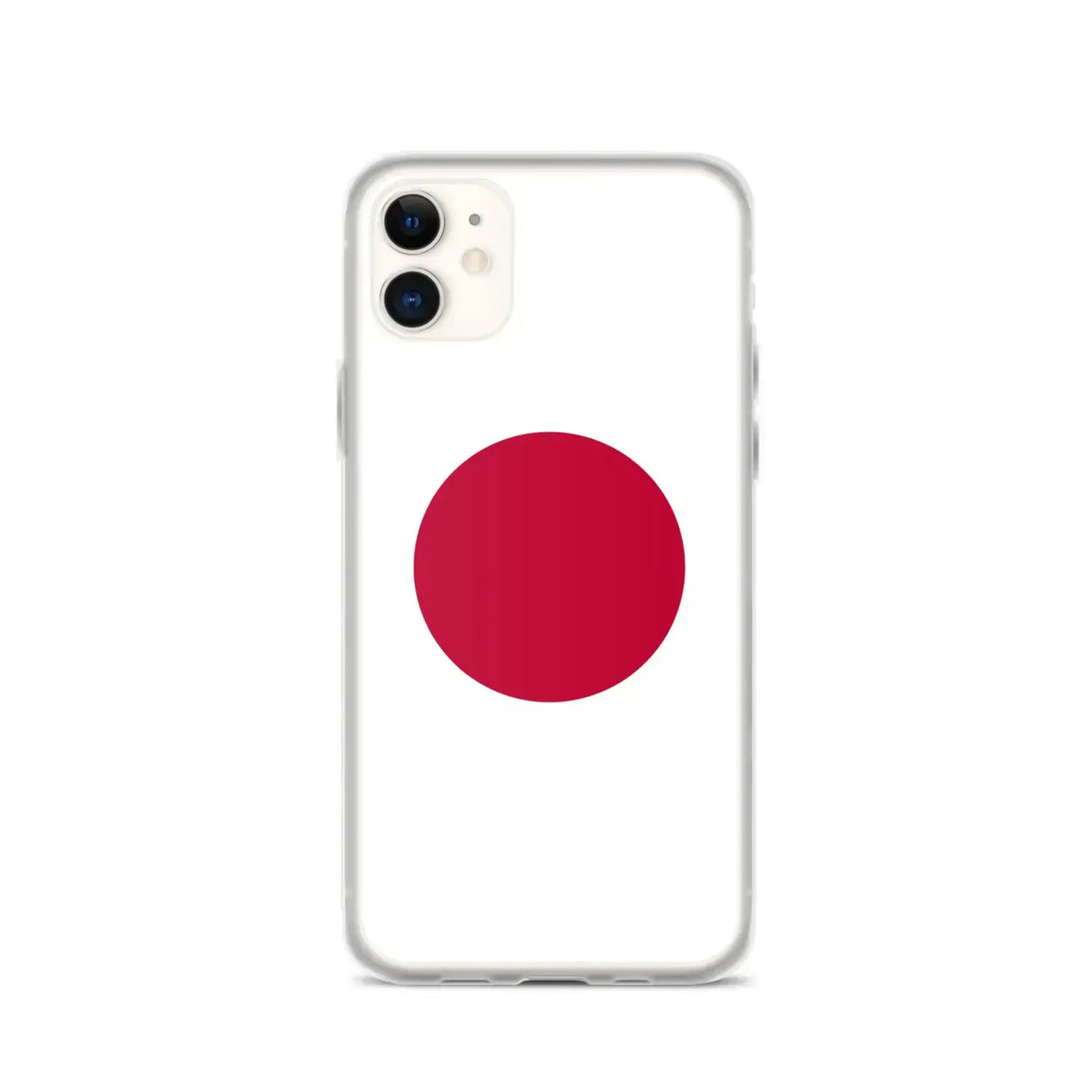 Coque iphone drapeau japon souple antichoc transparente