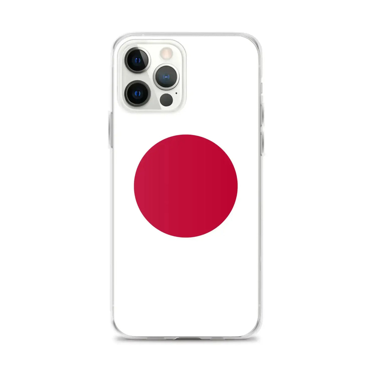 Coque iphone drapeau japon souple antichoc transparente