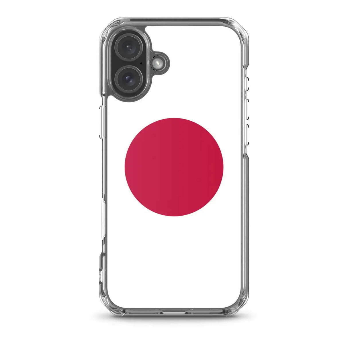 Coque iphone drapeau japon souple antichoc transparente