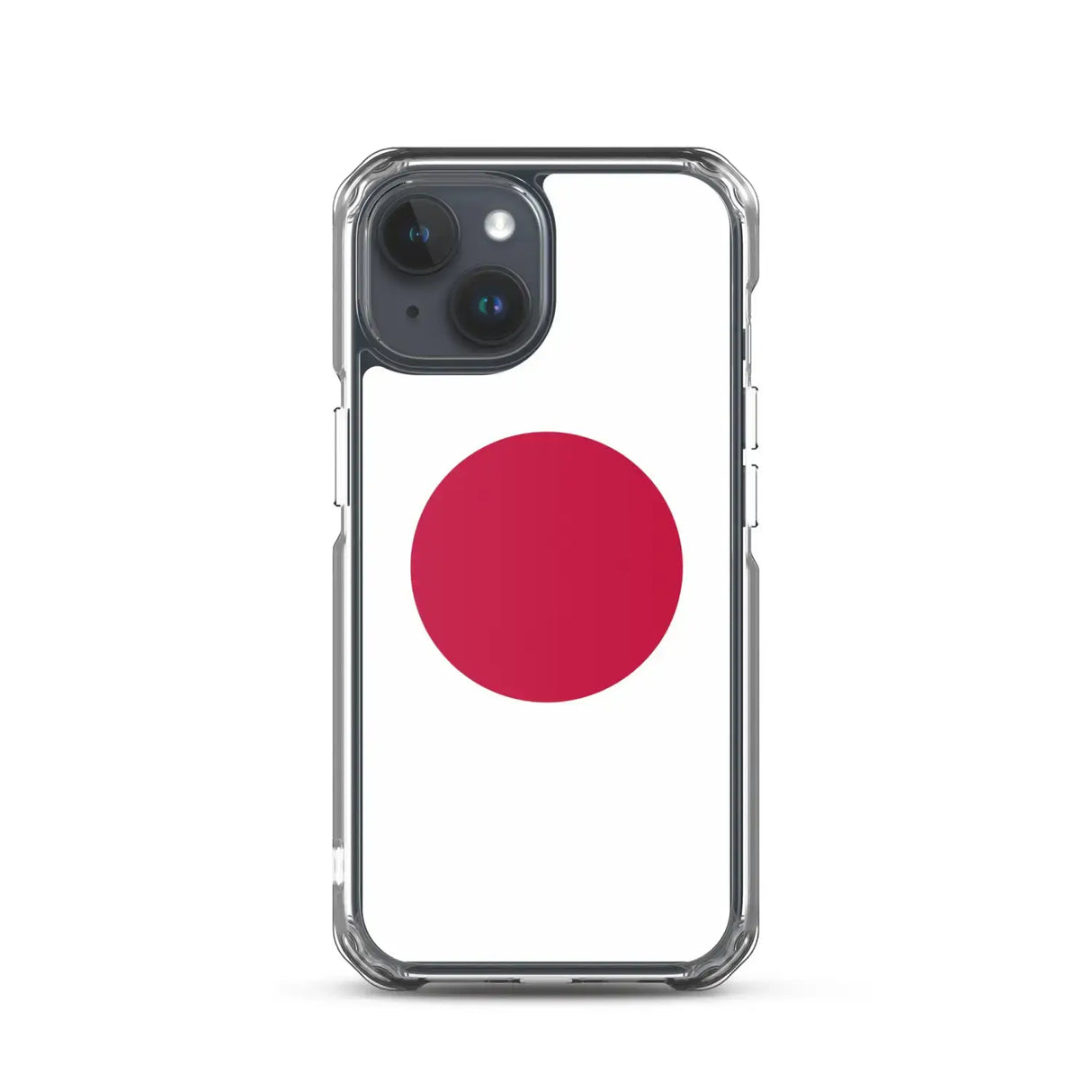 Coque iphone drapeau japon souple antichoc transparente