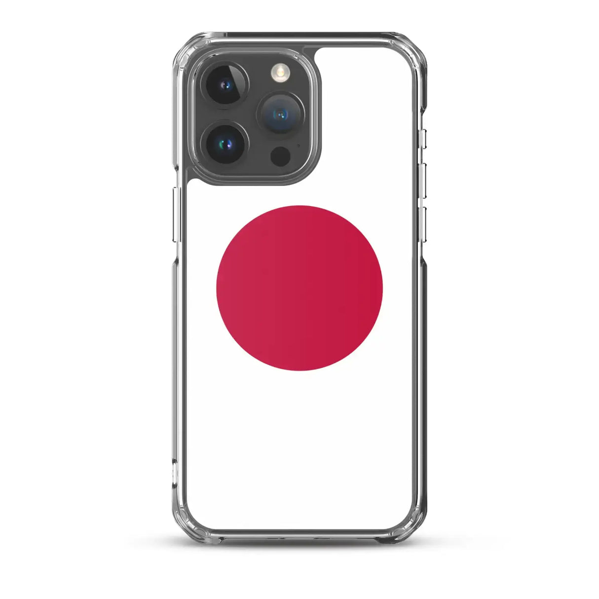 Coque iphone drapeau japon souple antichoc transparente