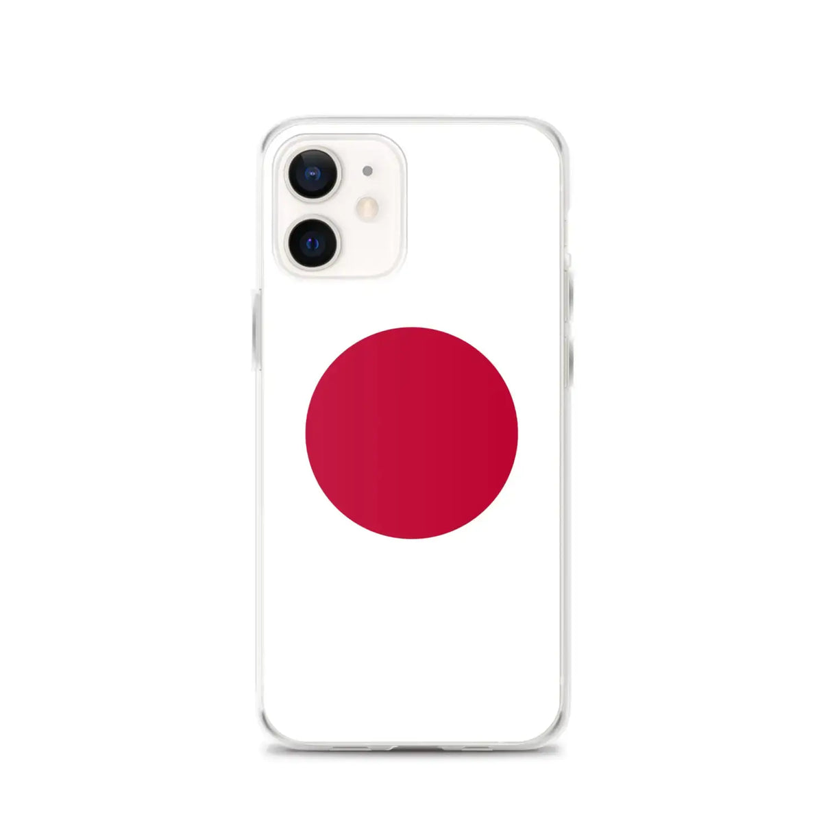 Coque iphone drapeau japon souple antichoc transparente