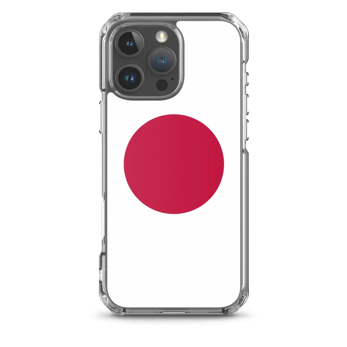 Coque iphone drapeau japon souple antichoc transparente